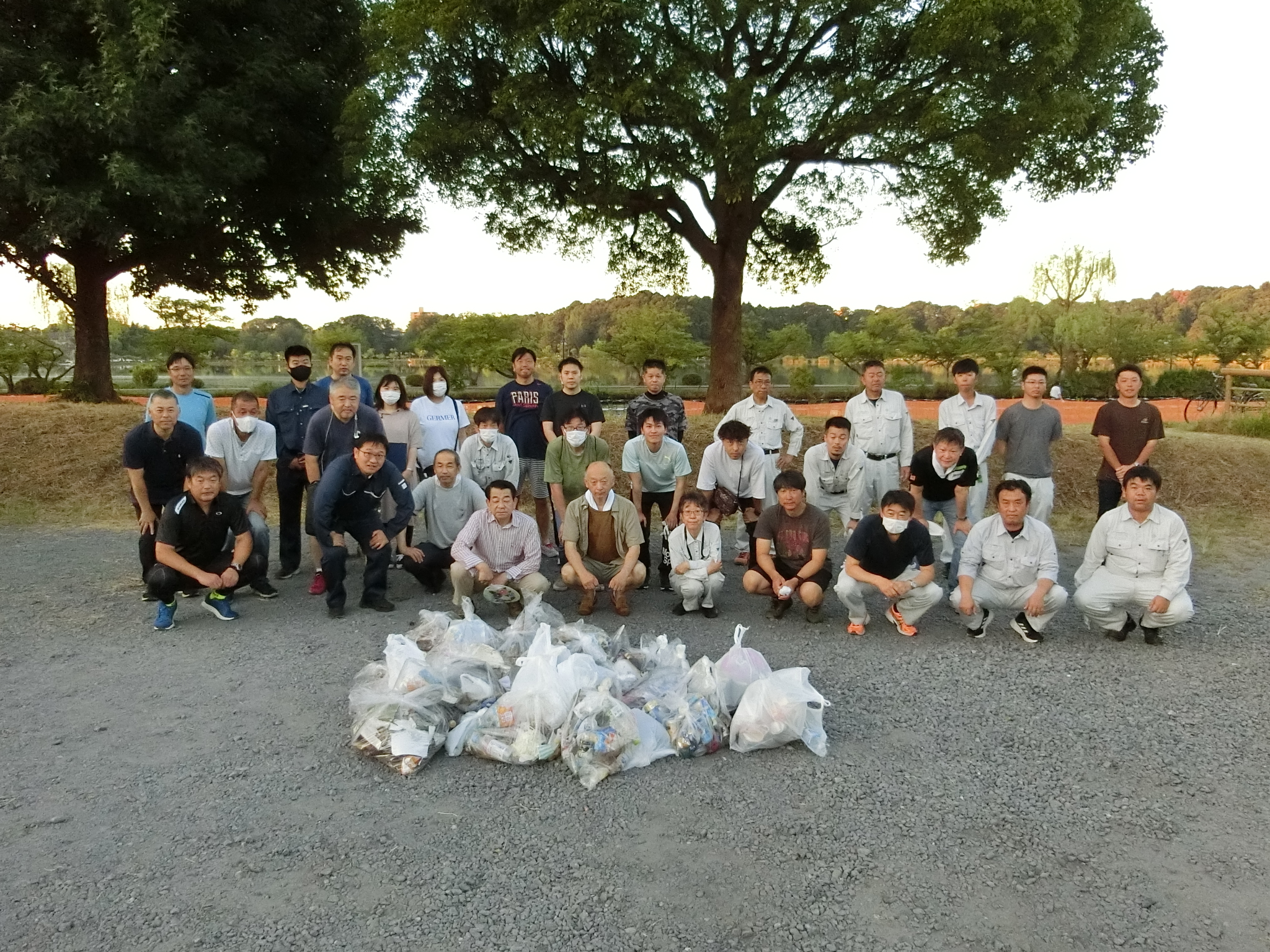  千波公園清掃ボランティアに参加しました